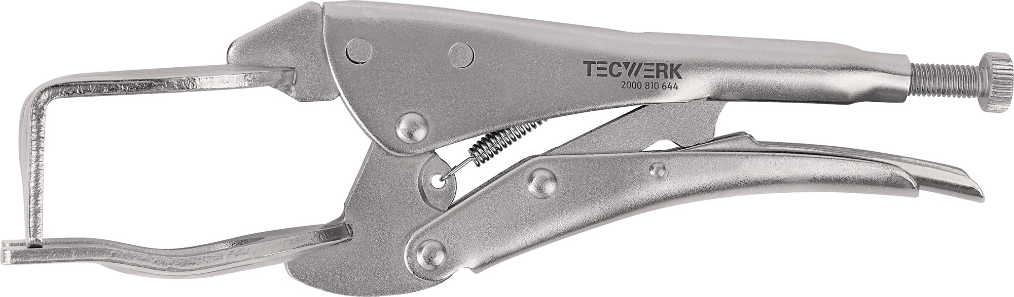 Schweißergripzange TECWERK 280 mm lang - Seitenansicht geschlossen