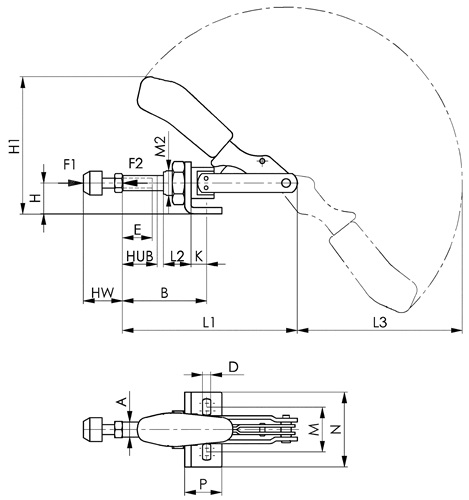 Schubstangenspanner Nr. 6841