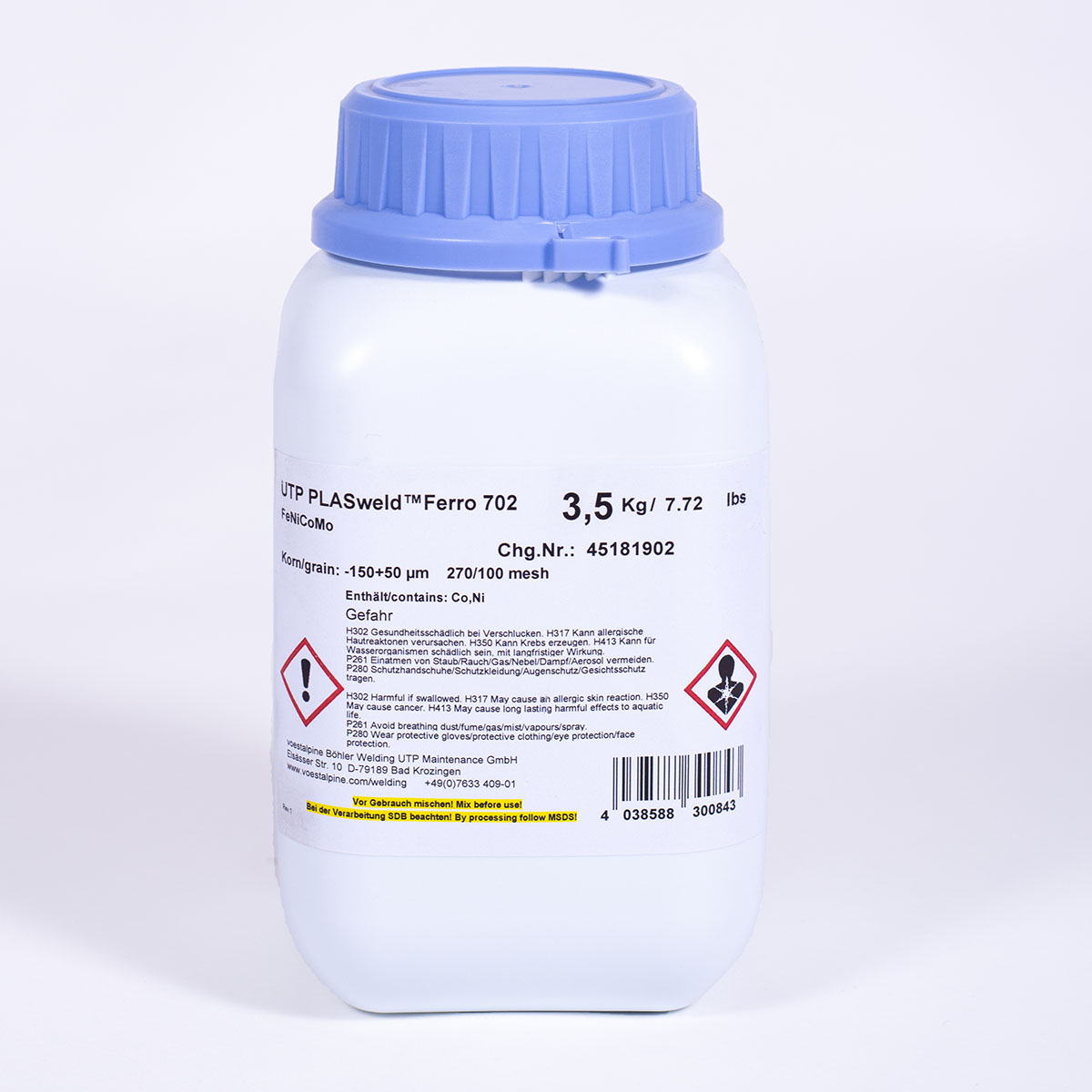 Schweißpulver UTP SIMmelt(TM) NiBas W60