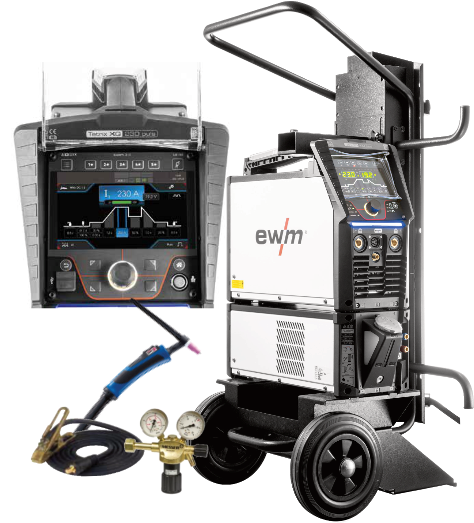 WIG-Inverter-Schweißgerät Tetrix XQ 230 puls DC Expert 3.0 5P - Set