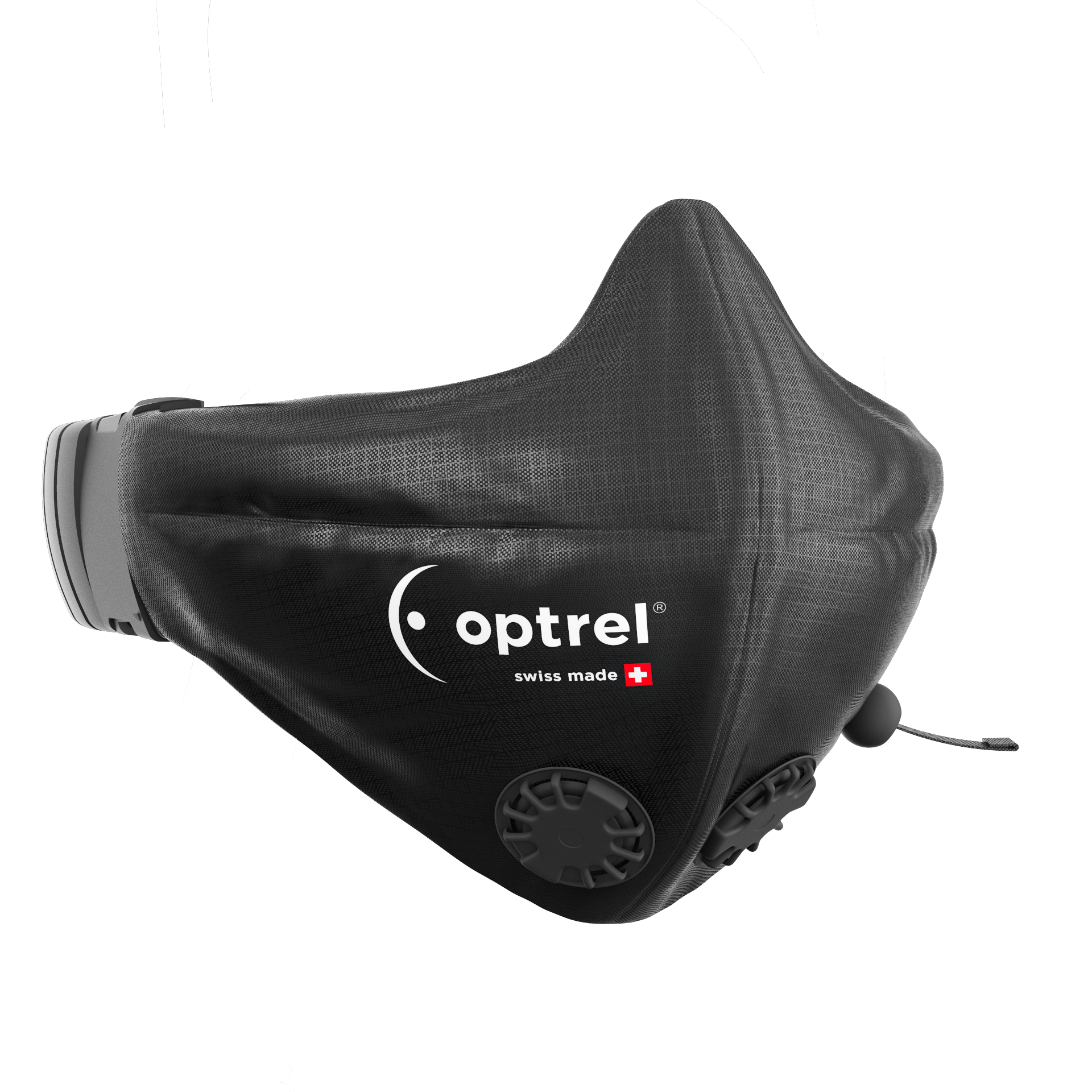 Halbmaske "loose fit" schwarz für swiss air