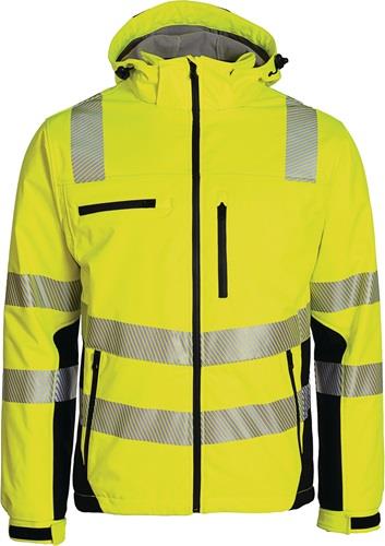 Winter-Warnschutzsoftshelljacke