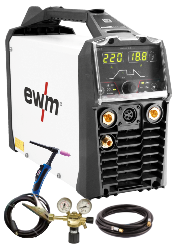 WIG-Inverter-Schweißgerät Picotig 220 puls DC 5P - Set