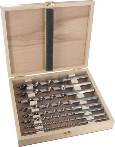 Schlangenbohrersatz D.6,8,10,12,14,16,18,20mm Nutz-L.160mm 6-kant