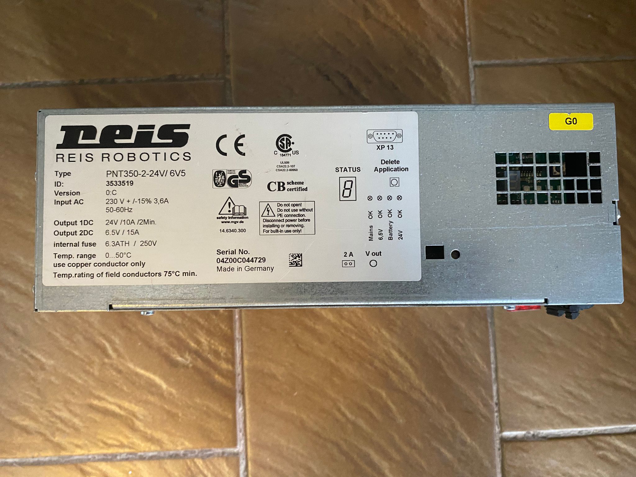 Puffernetzteil PNT350-2-24V/6V5