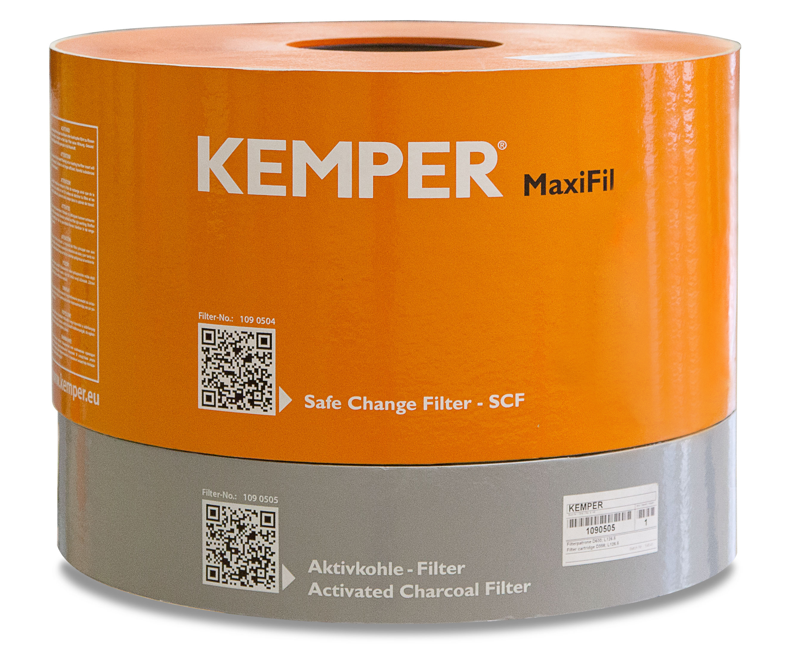 KEMPER MaxiFil Filter-Set Aktivkohle und Rundfilter mit Vorfilter - 34 m²