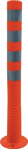 Sperrpfosten Kunststoff orange/weiß Ø 80 mm