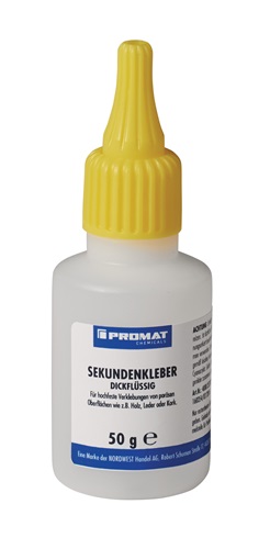 Sekundenkleber dickflüssig PROMAT CHEMICALS