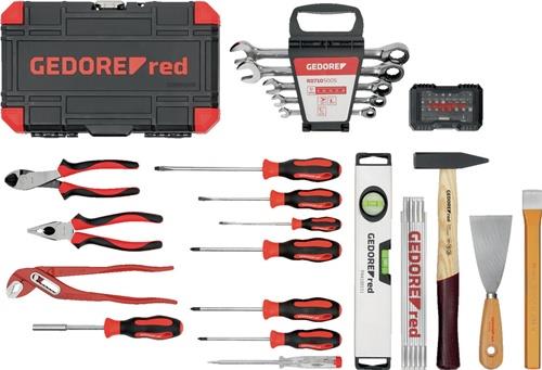 Werkzeugkoffer Meister XL-R21652101 100-tlg.GEDORE RED