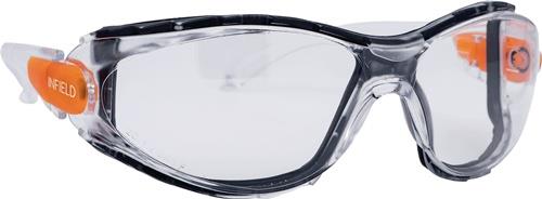 Schutzbrille Matador EN 166 Fassung:Kristall,Scheibe:klar PC INFIELD SAFETY