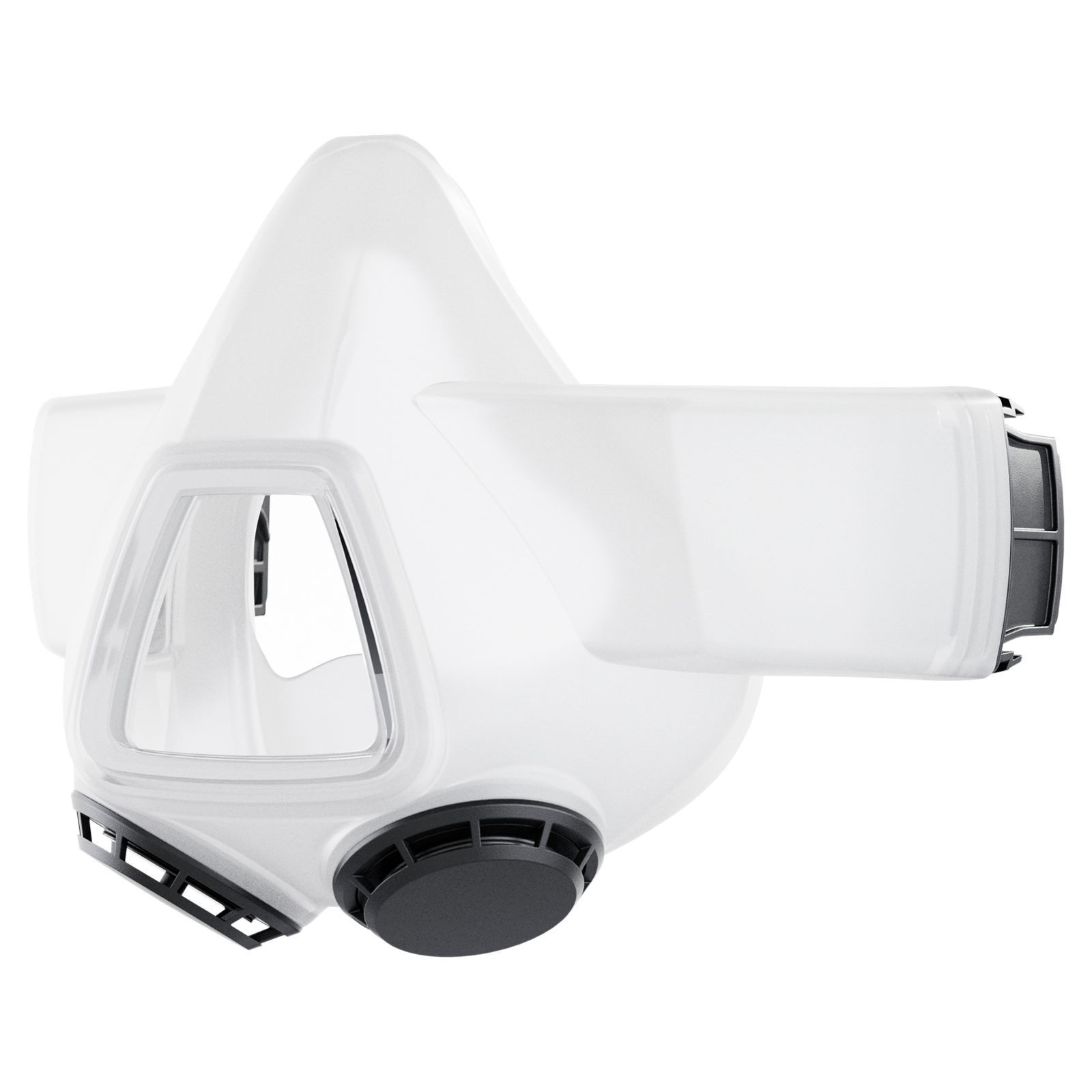 Halbmaske "tight fit" für swiss air, weiss, S