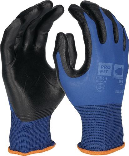 Handschuh SPIKE Gr.8 blau/schwarz EN 388/EN 407 PSA II PRO FIT