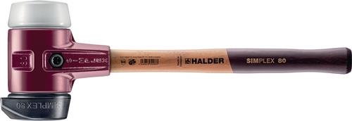 Schonhammer SIMPLEX Kopf-D. 80mm Länge 490 Kopf-B.175mm Holz Gummi/Superplastik