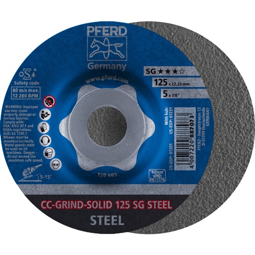 Schleifscheibe CC-GRIND-SOLID SG STEEL
