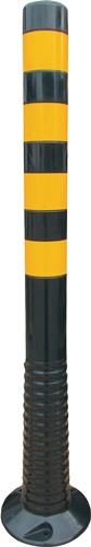Sperrpfosten Kunststoff schwarz/gelb Ø 80 mm