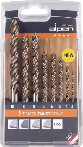Holzspiralbohrersatz TIMBER TWIST