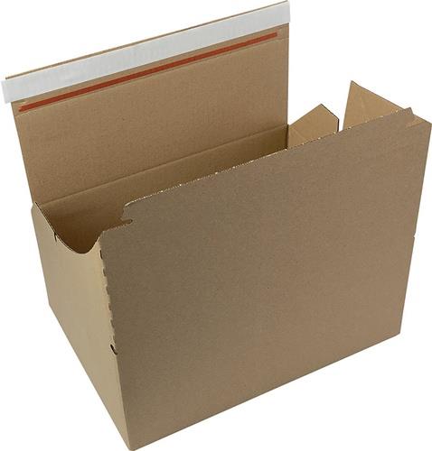 Automatikkarton Wellpappe L326xB236xH140mm einwellig braun