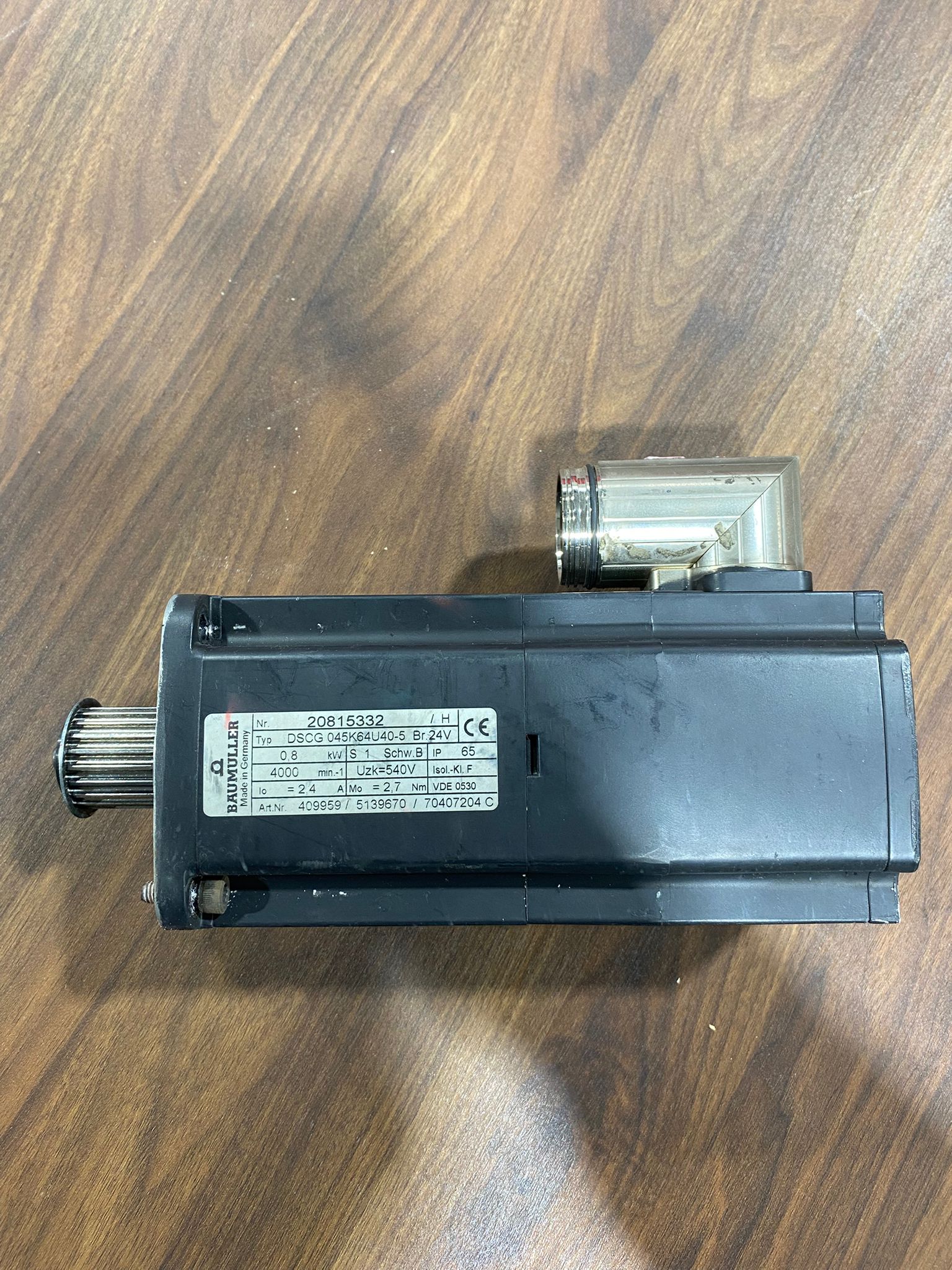 Baumüller Servomotor DSCG 045K64U40-5