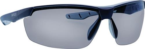 Schutzbrille Flexor Plus EN 166 Fassung:schwarz-türkis Scheibe:grau PC INFIELD