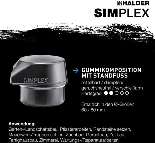 Schonhammer SIMPLEX-Aktionsbox Starterkit Länge 180 mm Kopf-Ø 80 mm