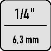 Drehmomentschlüssel 1/4 Zoll 5-25 Nm Skalenteilung 0,1 Nm PROMAT