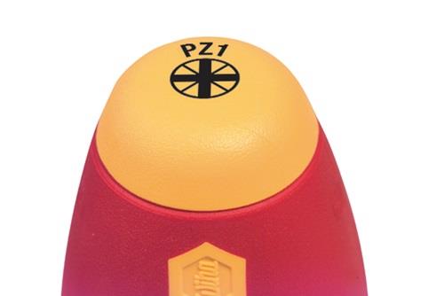 Schraubendrehersatz 3201 ZK6 6-tlg.Schlitz/PZD slim fix VDE WIHA
